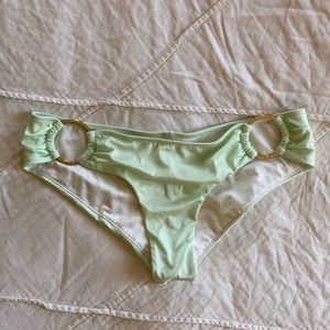 VICTORIAS SECRET RING HIPSTER BIKINI BOTTOM - MINT